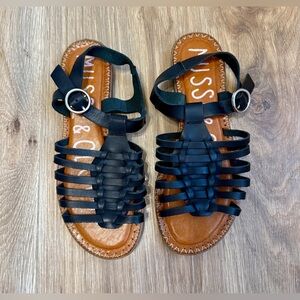 Musse & Cloud Leather Woven Strappy Sandals Women’s Size 8 Made in Spain